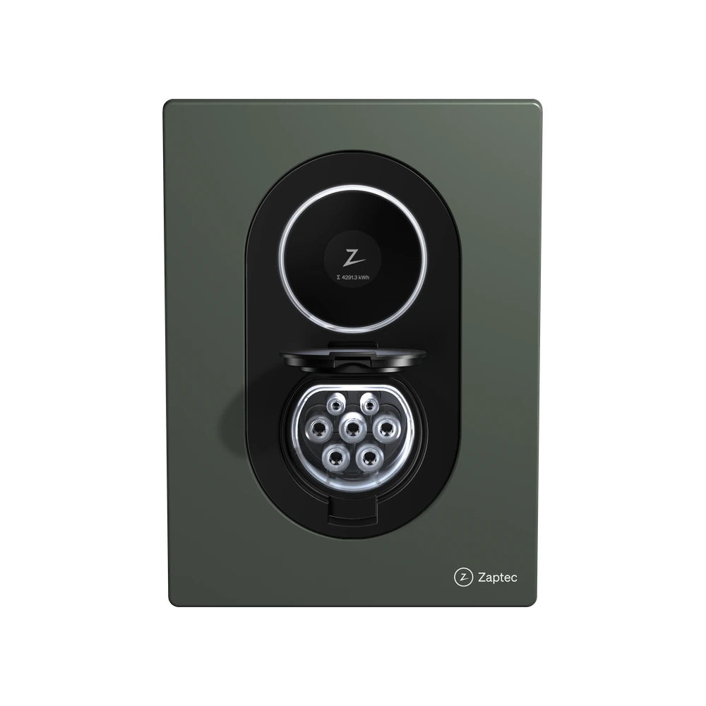 Zaptec Go 2 laadpaal in mosgroen (Moss Green)
