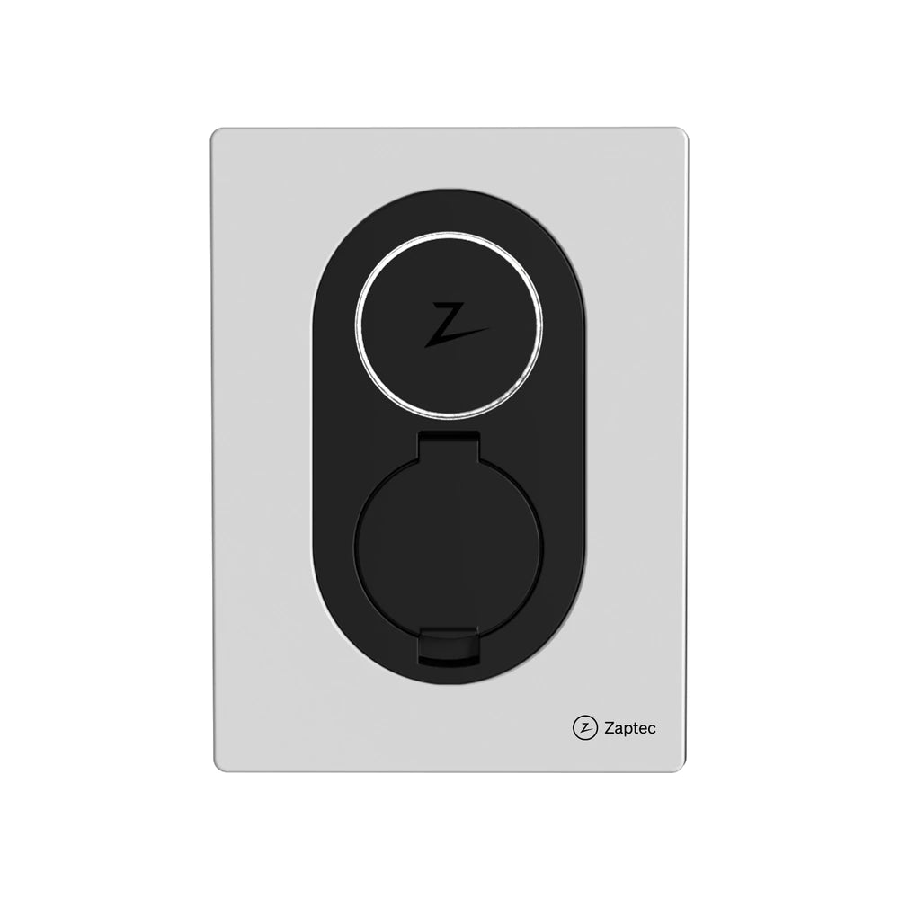 Zaptec Go laadpaal in wit (Cloud White)